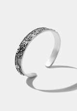 Amorata Lovers Sterling Silver Bangle