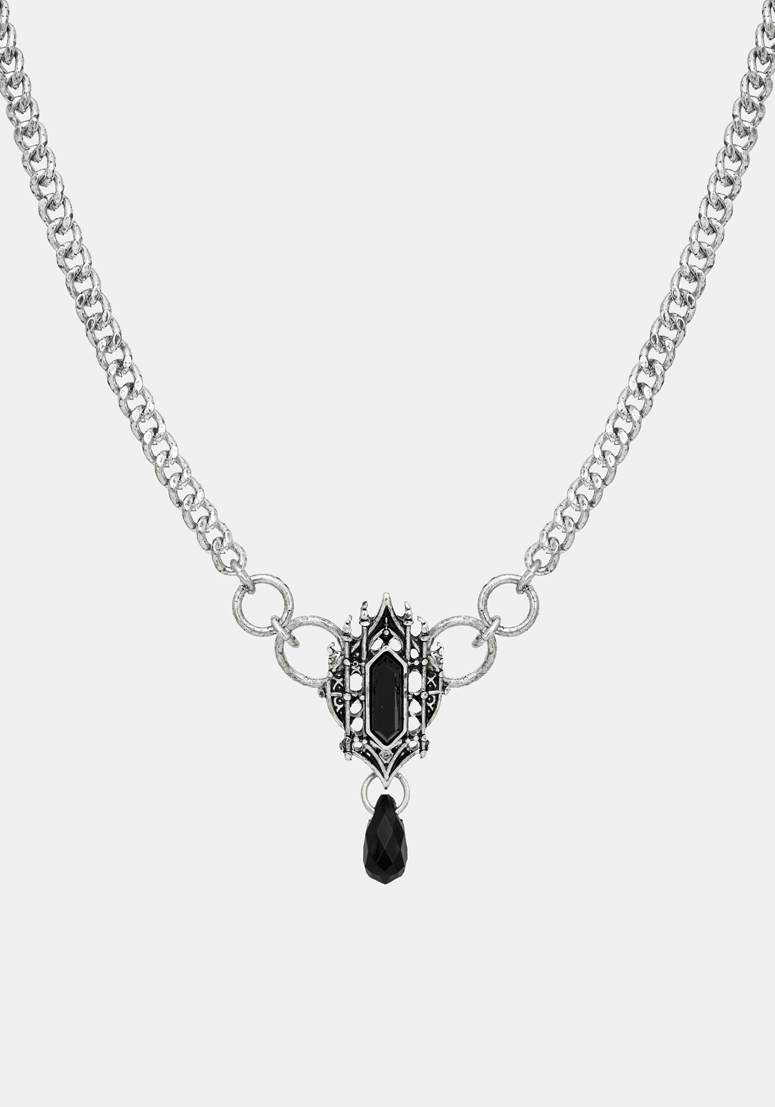 Cathedral Gothic Grobstrick Kette Halsband
