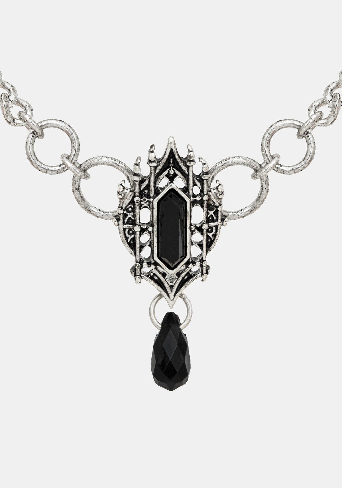 Cathedral Gothic Grobstrick Kette Halsband