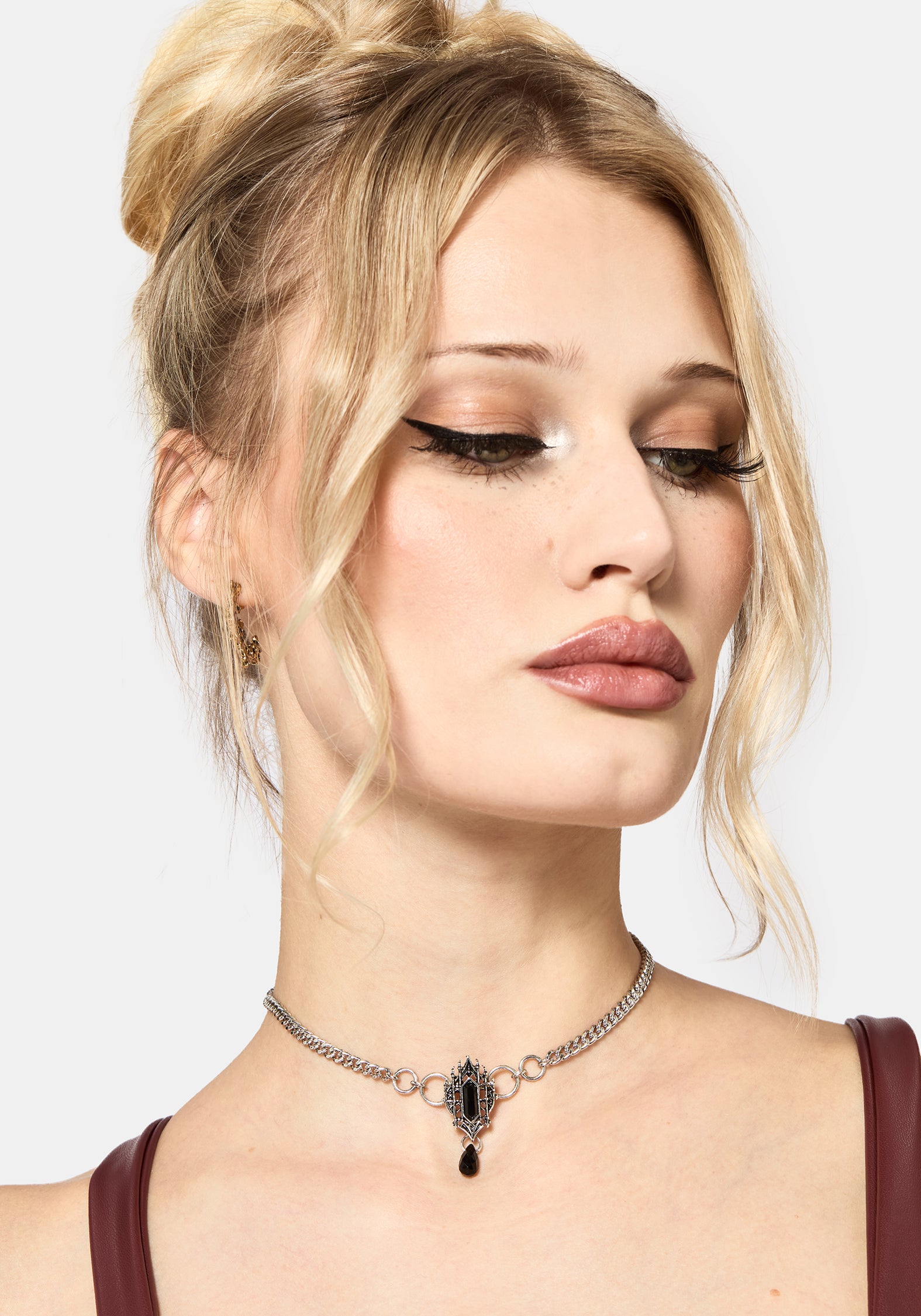Cathedral Gothic Grobstrick Kette Halsband
