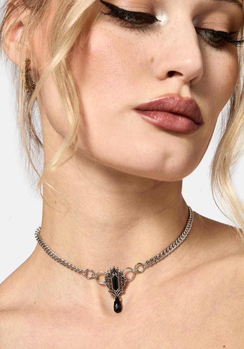 Cathedral Gothic Chunky Chain Choker – Disturbia