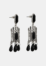 Cathedral Stone Drop Dangle Earrings