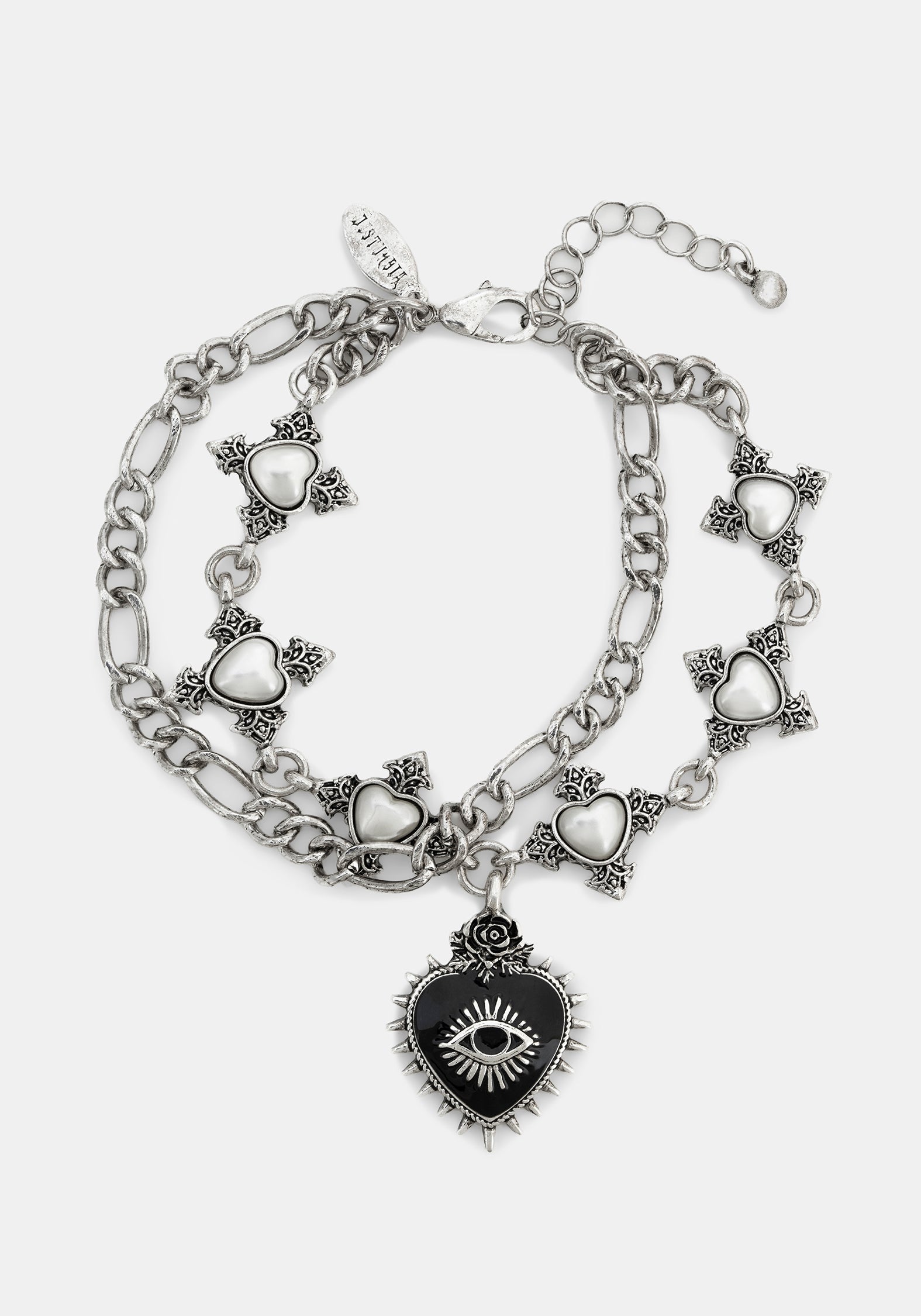 Amada Prickle Heilig Herz Gelagert Grobstrick Armband