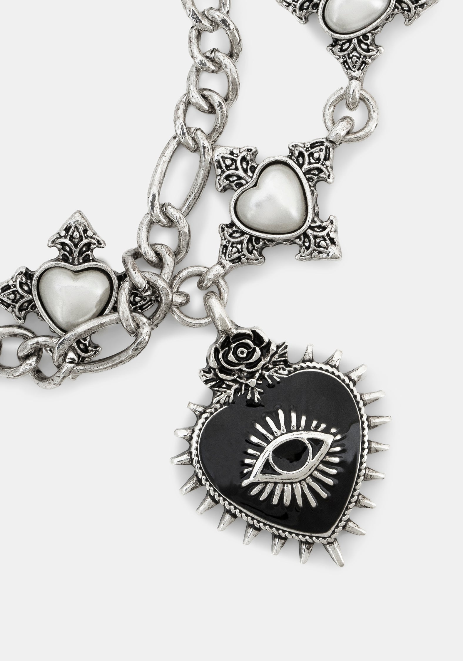 Amada Prickle Heilig Herz Gelagert Grobstrick Armband
