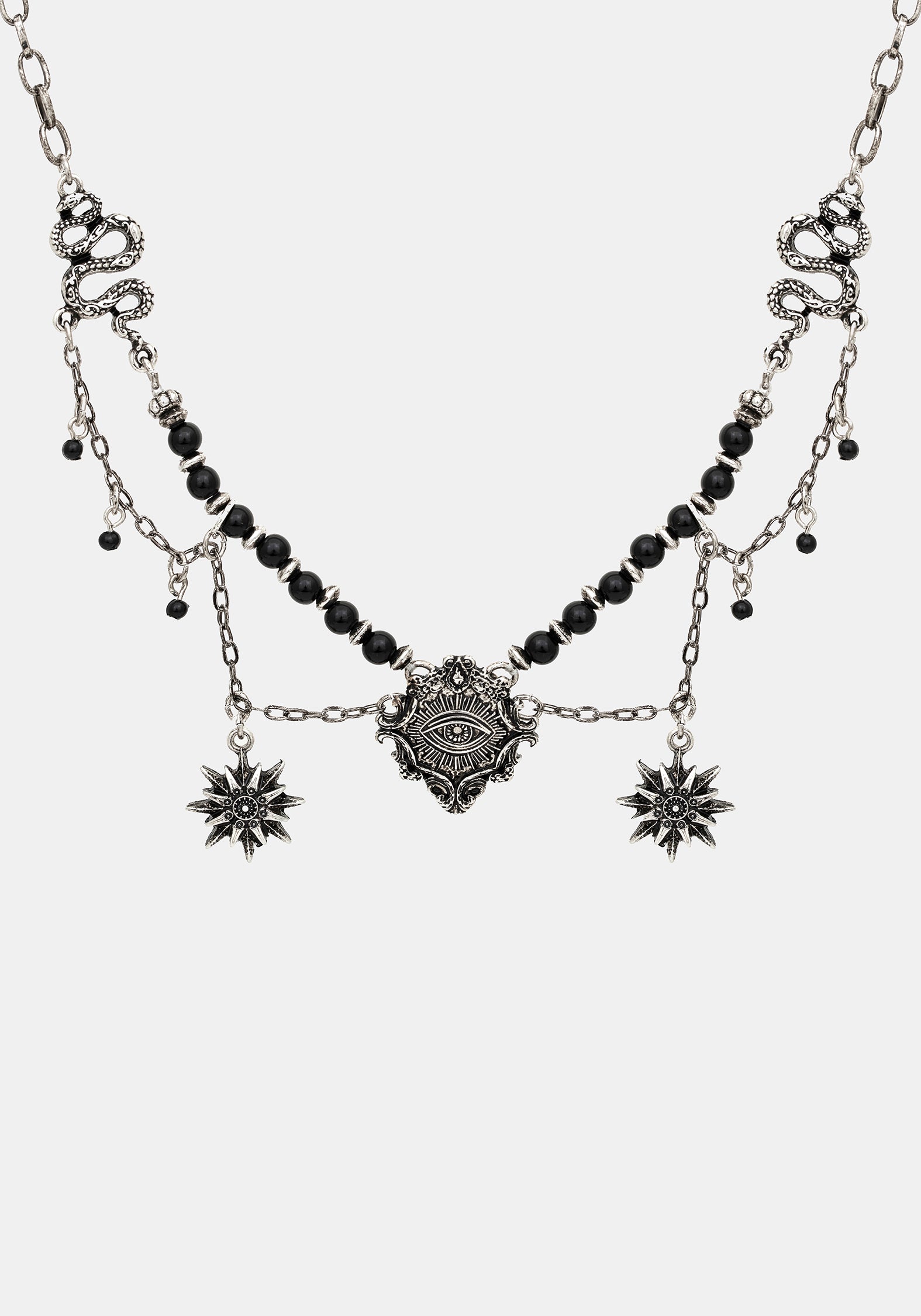 Gorthe Perle Schlange Eye Halsband