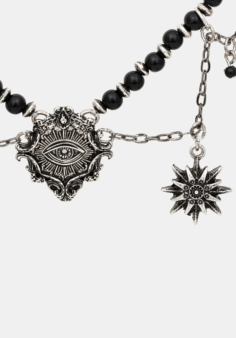 Gorthe Perle Schlange Eye Halsband – Disturbia