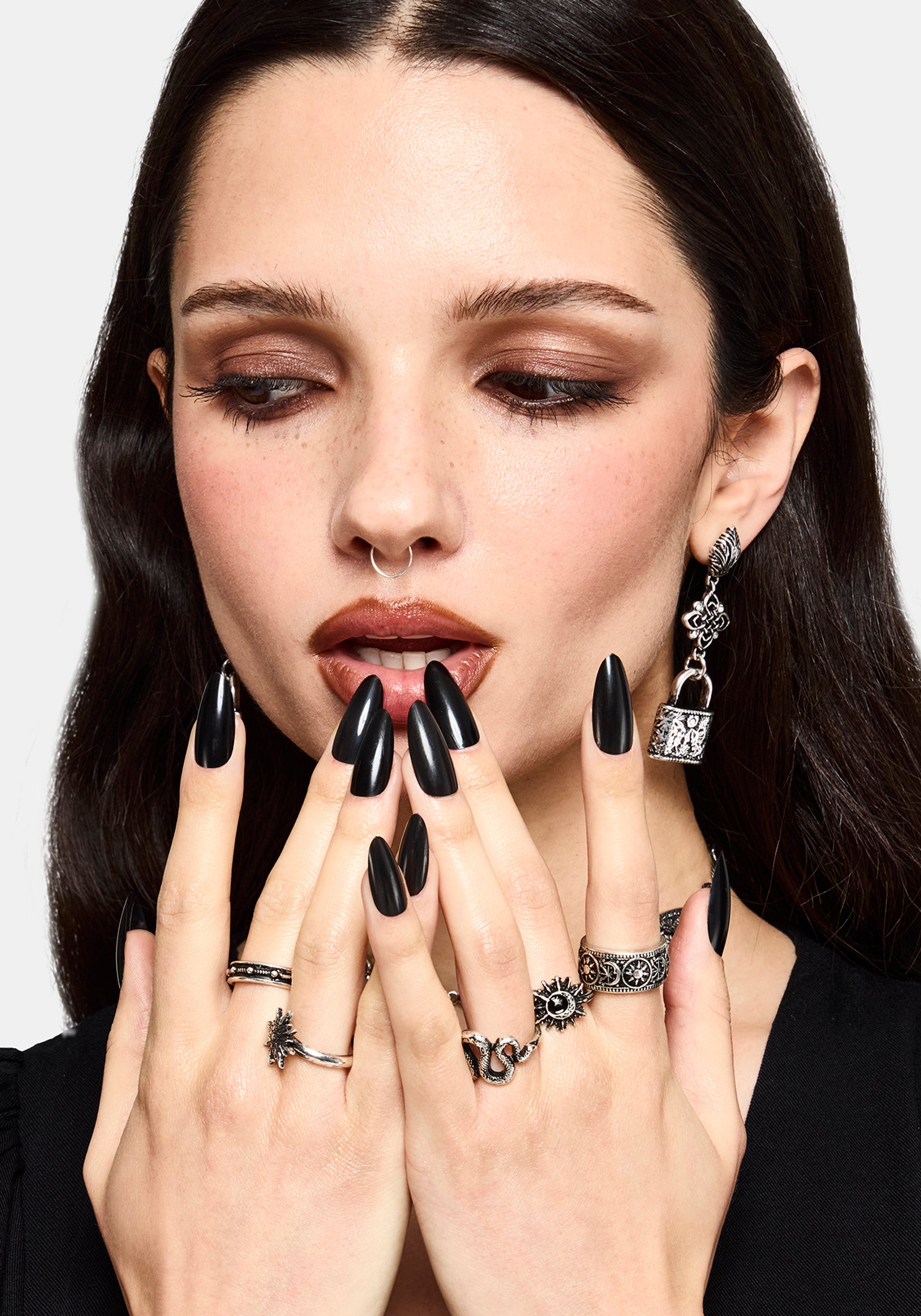 Gorthe Grobstrick Ring Set