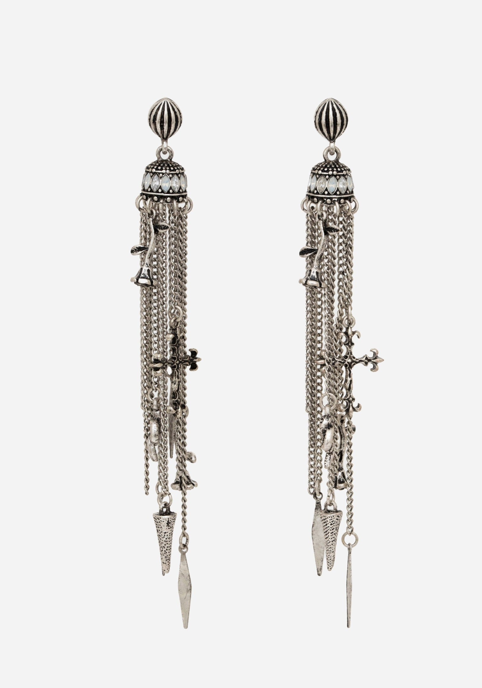 Flaren Charm Drop Earrings