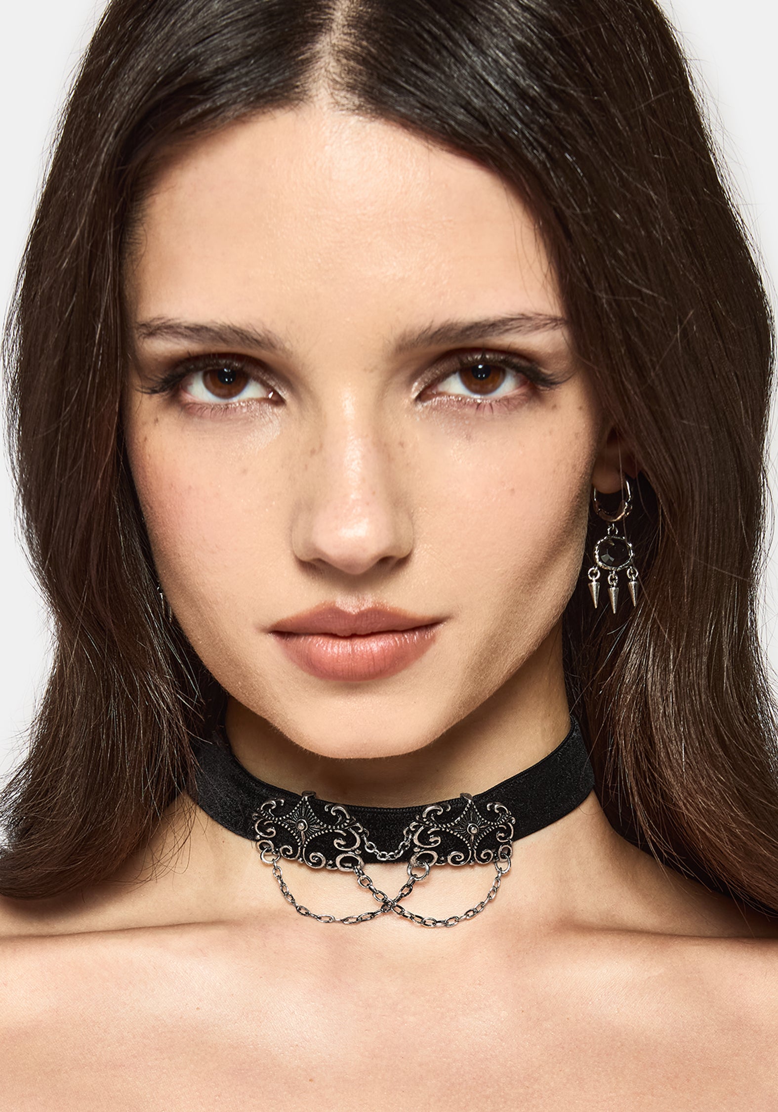 Velma Ribbon Chain Choker