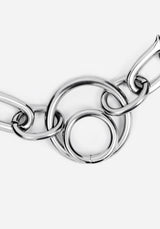 Ruzar Stainless Steel O-Ring Chunky Bracelet