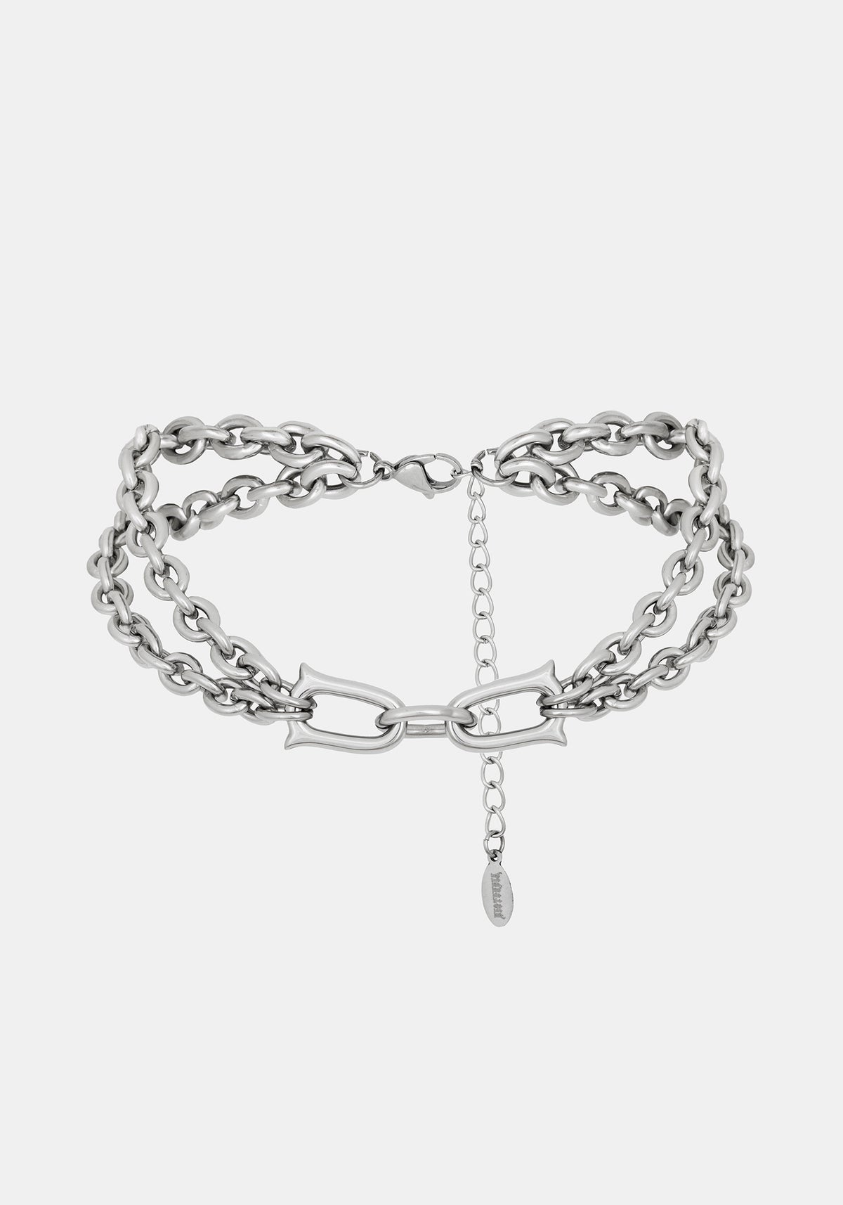 Ruzar Stainless Steel Chunky Chain Choker