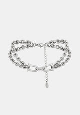 Ruzar Stainless Steel Chunky Chain Choker