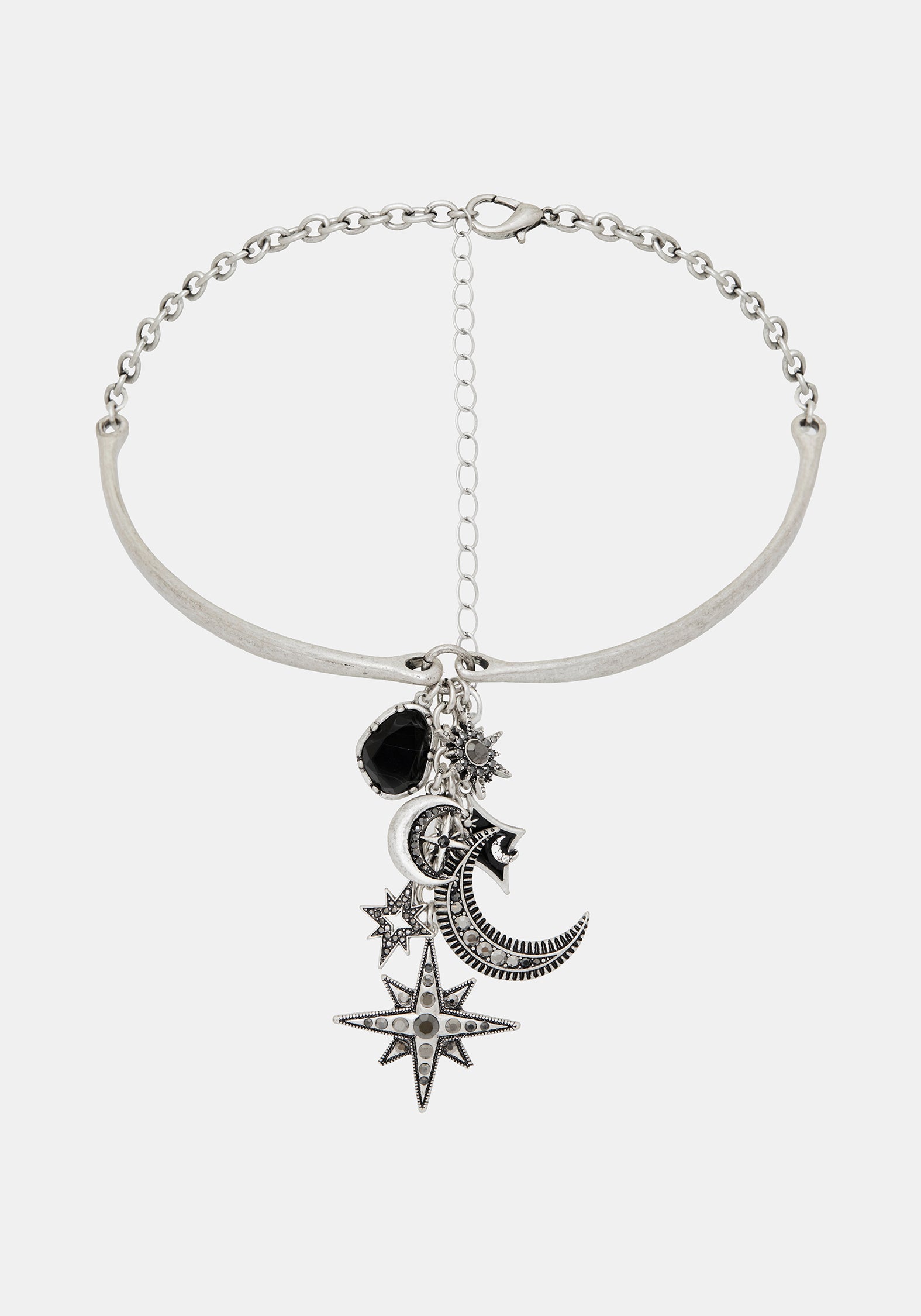 Flamini Celestial Cluster Torque Necklace