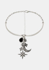 Flamini Celestial Cluster Torque Necklace