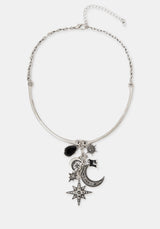 Flamini Celestial Cluster Torque Necklace