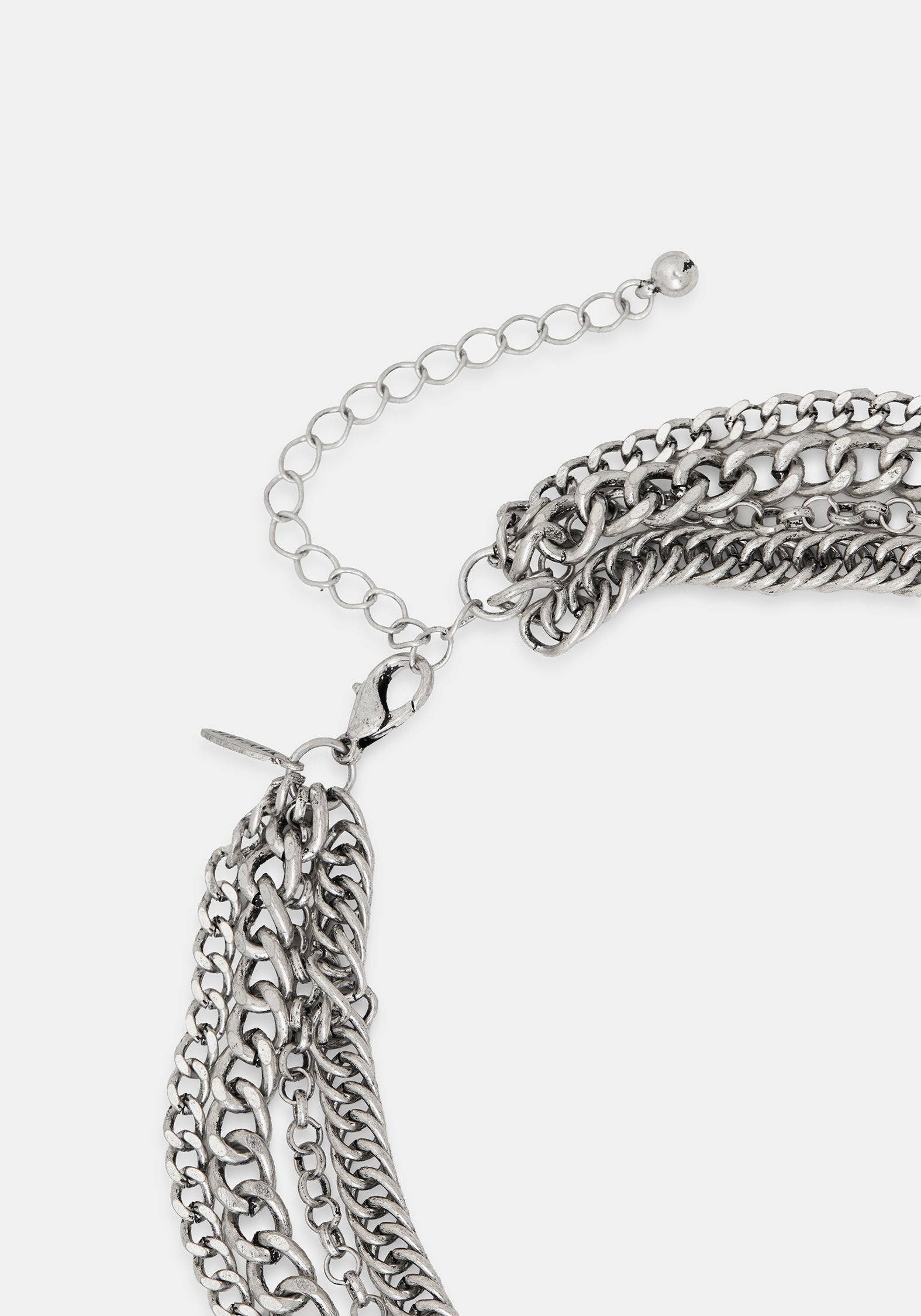 Memento Mori Layered Chain Necklace