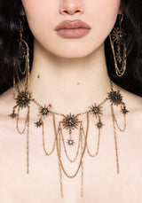 Sorin Celestial Chain Drop Necklace