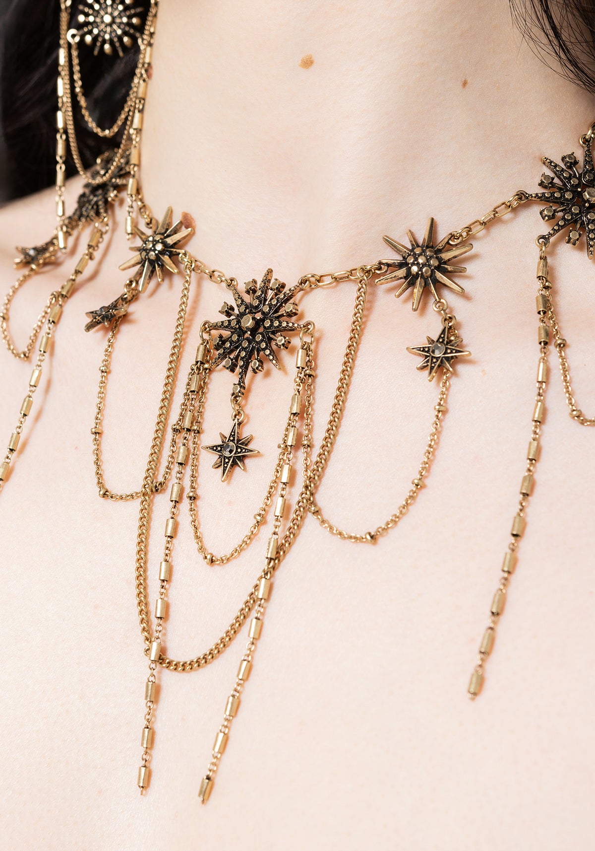 Sorin Celestial Chain Drop Necklace