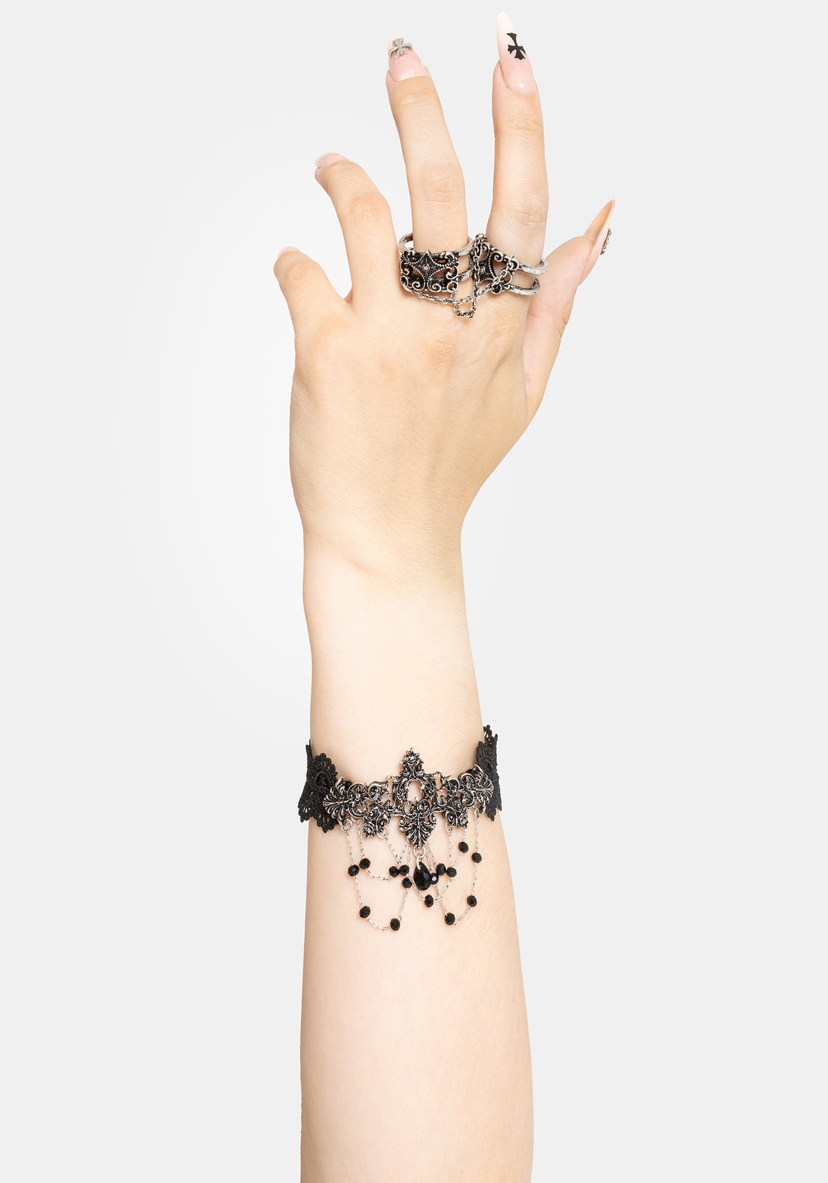 Evara Ornate Lace Bracelet