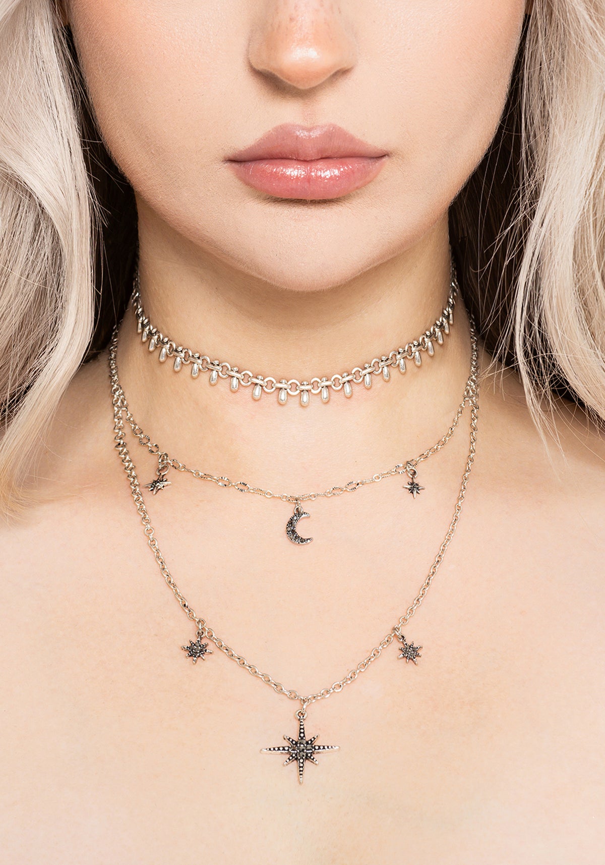 Nyrel Celestial Layered Necklace