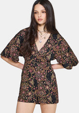 Mythos Druck Kimono Ärmel Overall