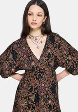 Mythos Druck Kimono Ärmel Overall