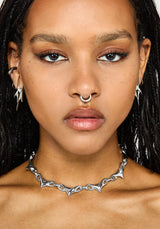Crixel Spike Stainless Steel Necklace