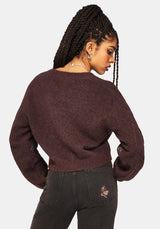 Maya Tile Bestickt Gestrickt Cardigan