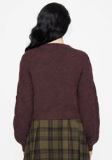 Maya Tile Bestickt Gestrickt Cardigan