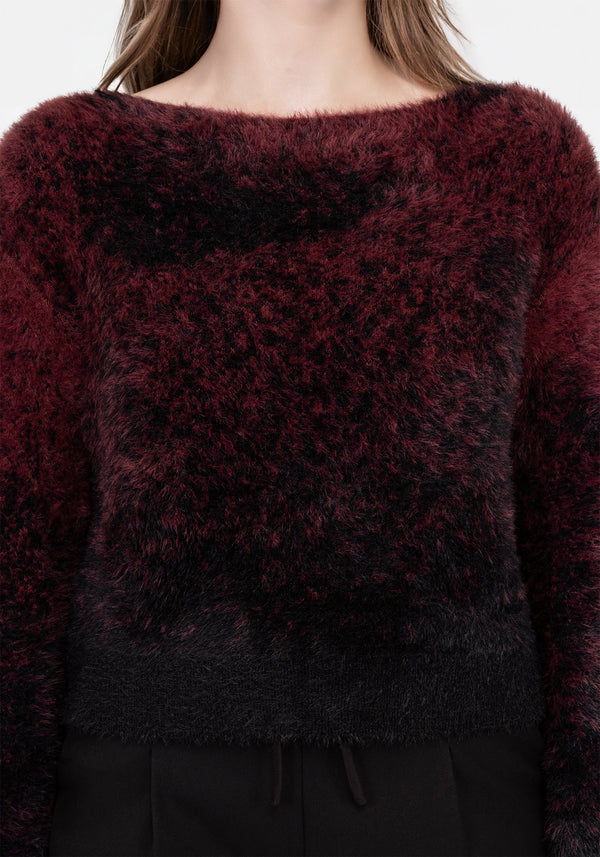 Maple Krawatte Färbung Gestrickt Pullover