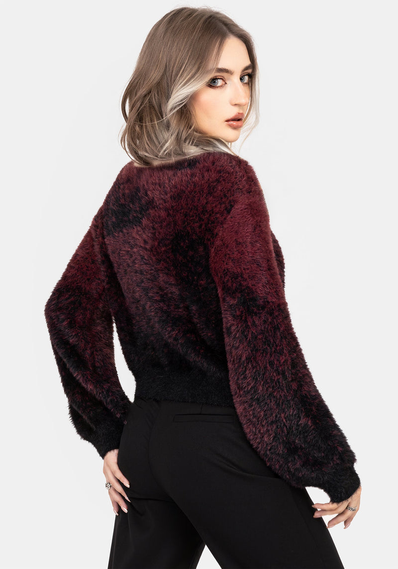 Maple Krawatte Färbung Gestrickt Pullover