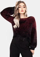 Maple Krawatte Färbung Gestrickt Pullover