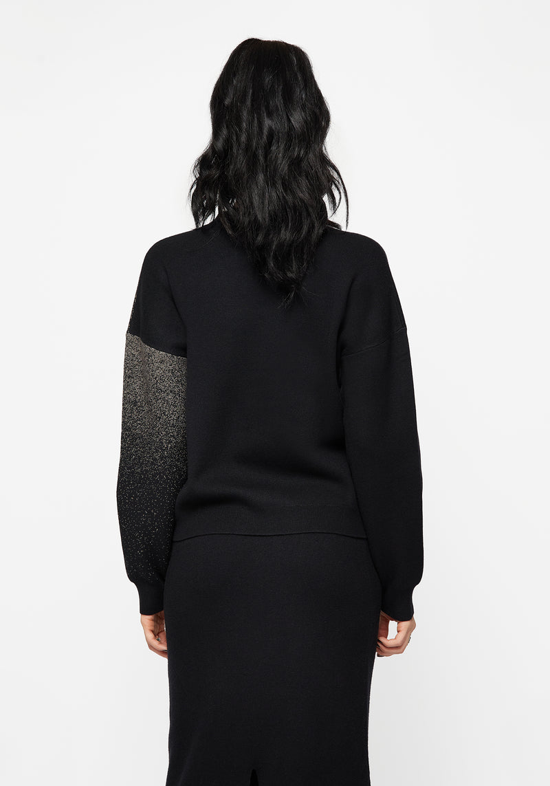 Kenna Flame Lurex Knit Jumper