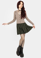 Tantra Blumenmuster Käfer Bestickt Cardigan