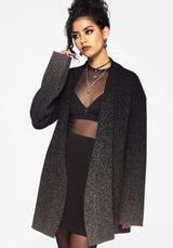 Nightjar Ombre Krawatte Wickel Cardigan