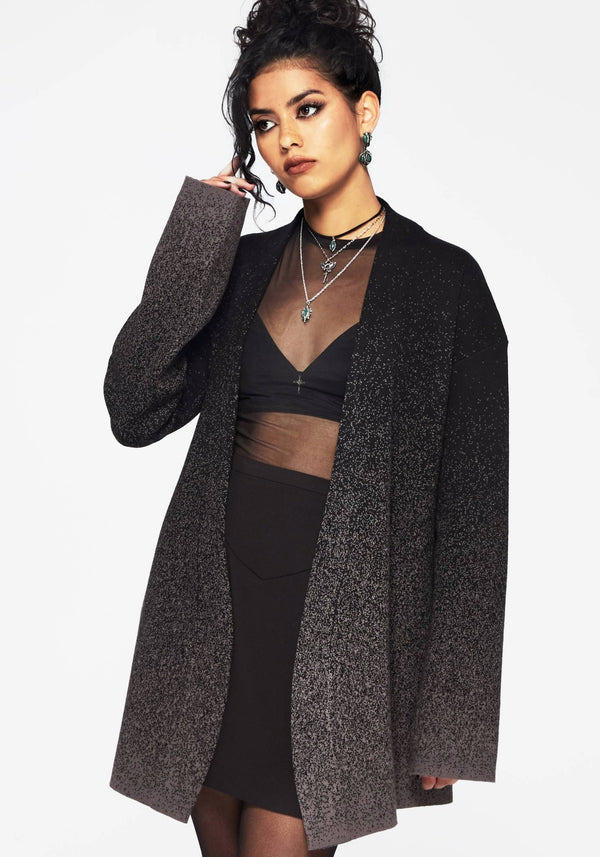 Nightjar Ombre Krawatte Wickel Cardigan