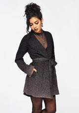 Nightjar Ombre Krawatte Wickel Cardigan