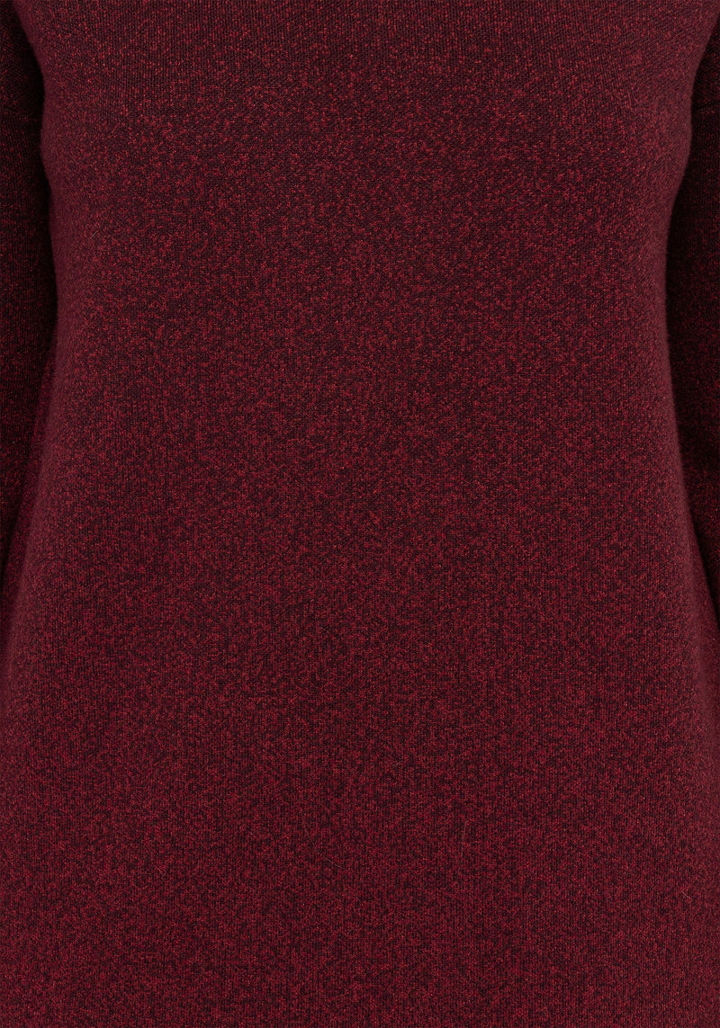 NightJar Ombre Gestrickt Maxi Kleid - Rot