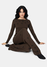 Mythidra Bug Printed Lounge Knit Top