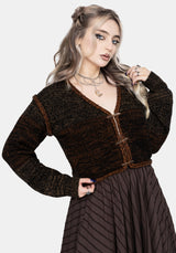 Shae Feather Clasp Gestrickt Cardigan