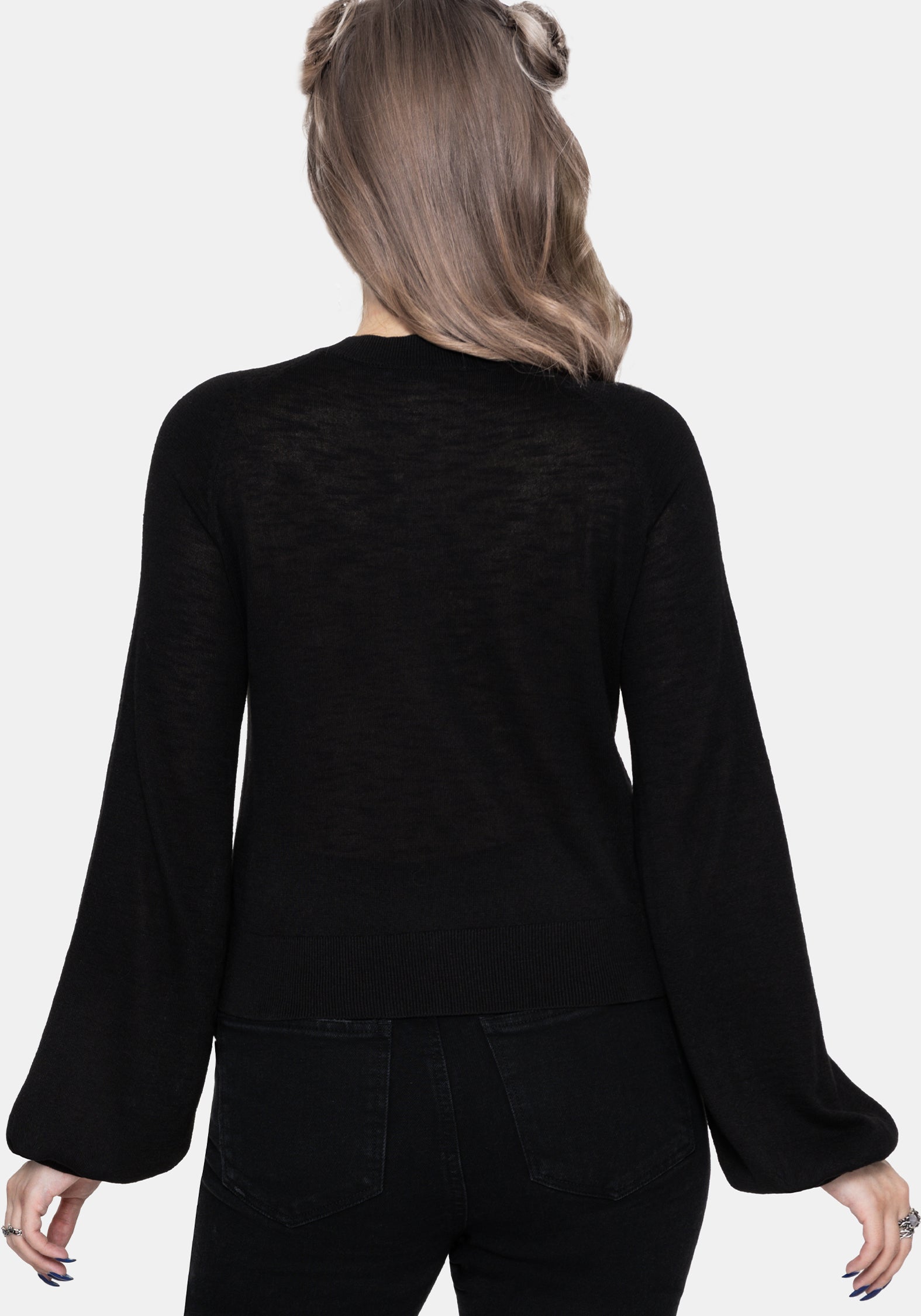 Abellona Lightweight Fein Bestickt Gestrickt Cardigan