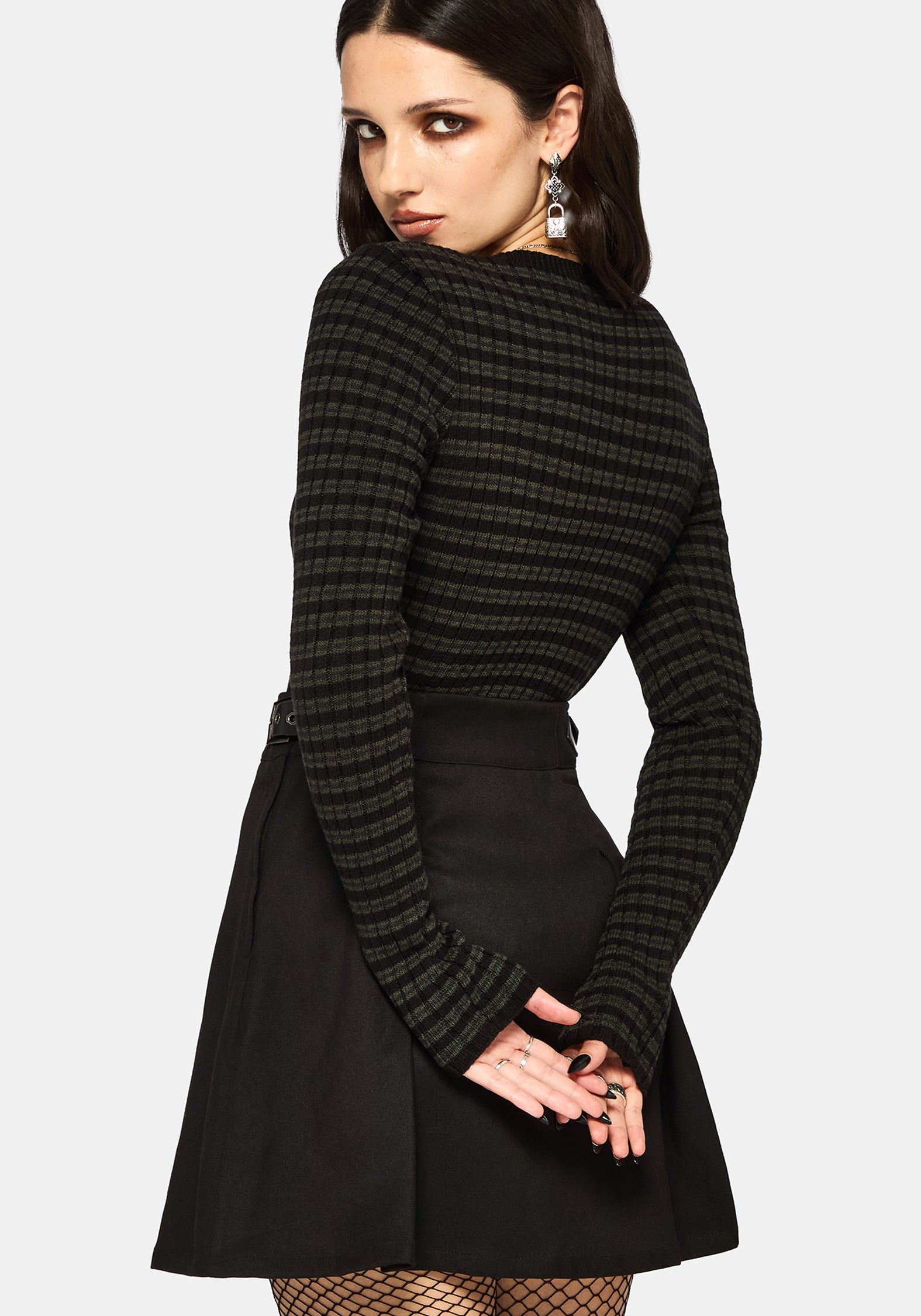 Selune Stripe Lightweight Knit Cardigan