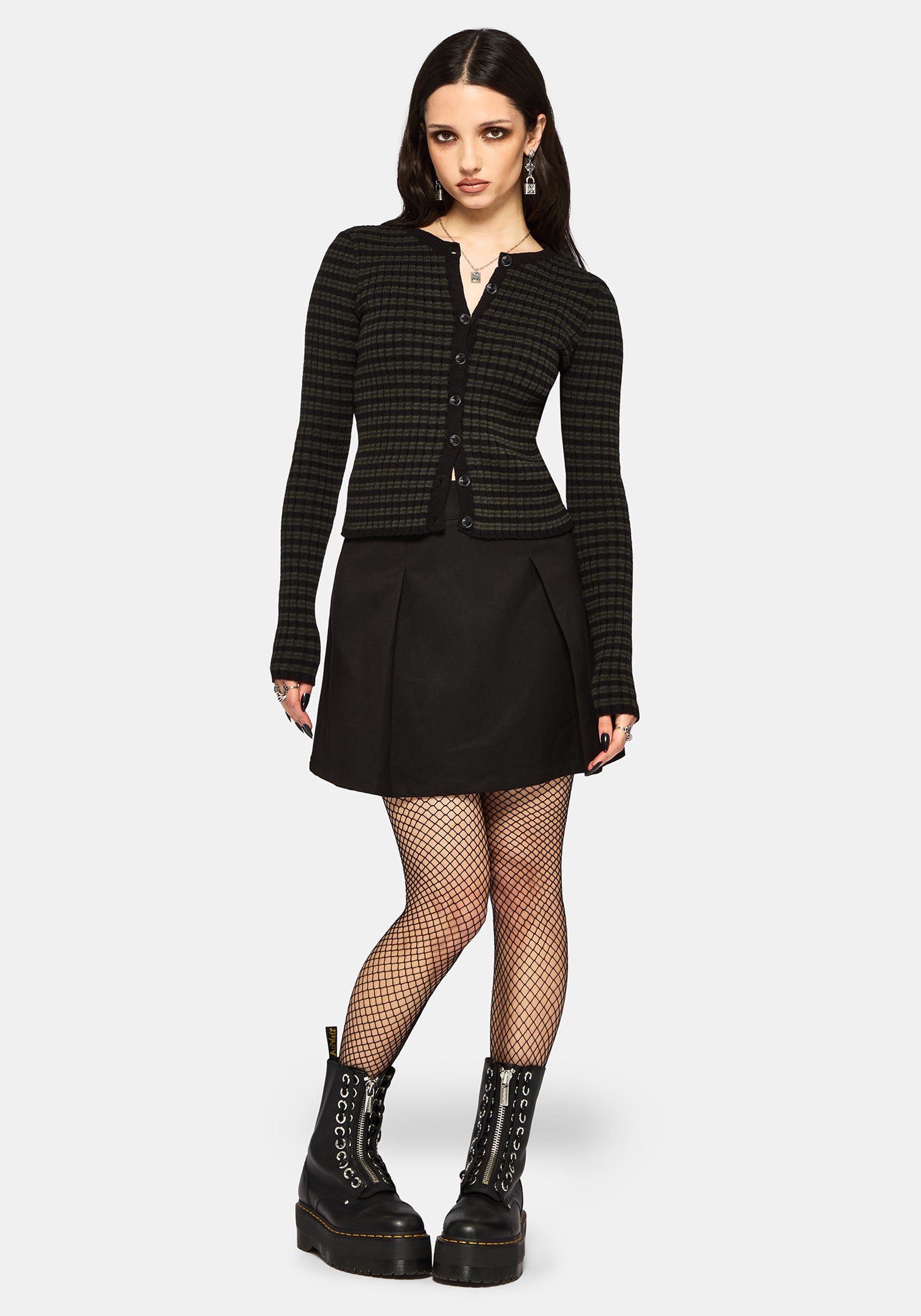 Selune Stripe Lightweight Knit Cardigan