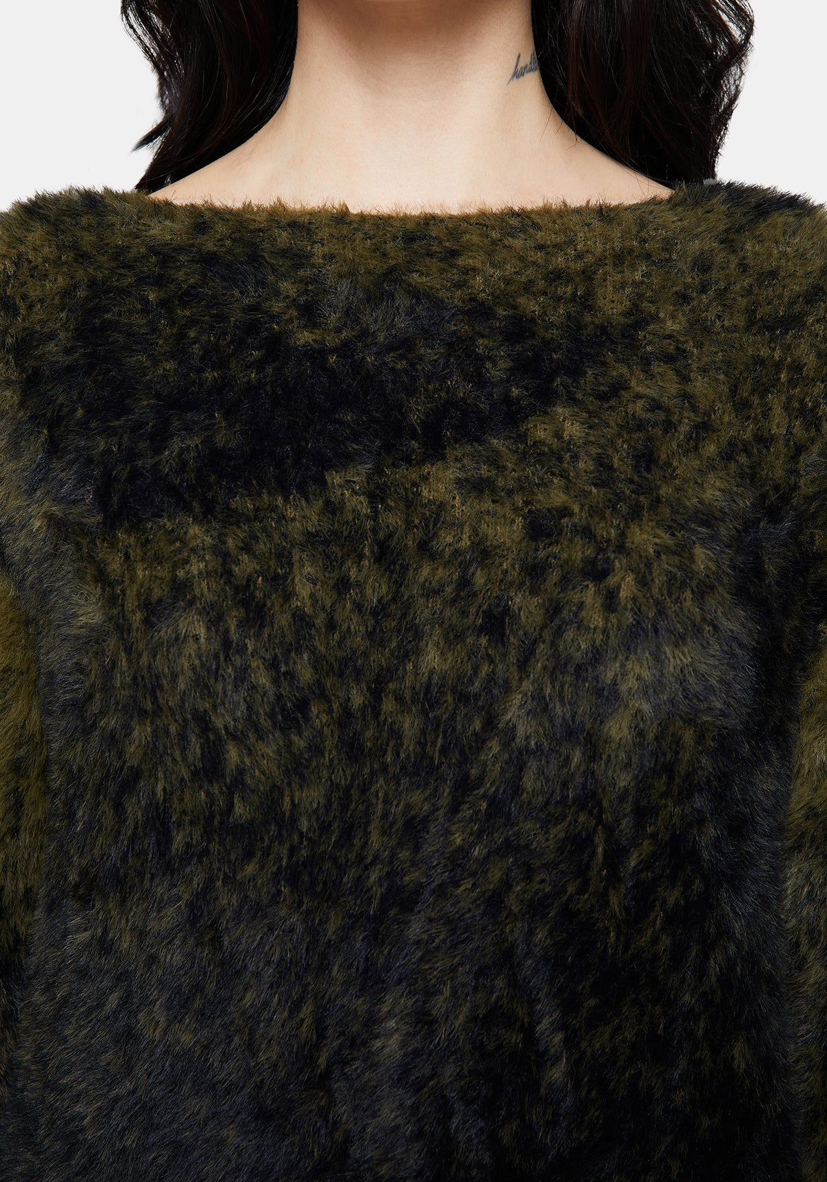 Maple Krawatte Färbung Gestrickt Pullover - Grün