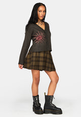 Angela Celestial Jacquard Knit Cardigan
