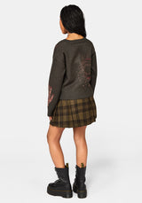Angela Celestial Jacquard Knit Cardigan