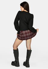 Ember Moth Bestickt Strick Pullover
