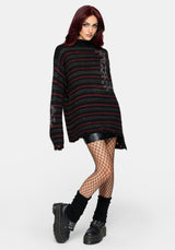 Alani Rune Stripe Jacquard Knit Jumper