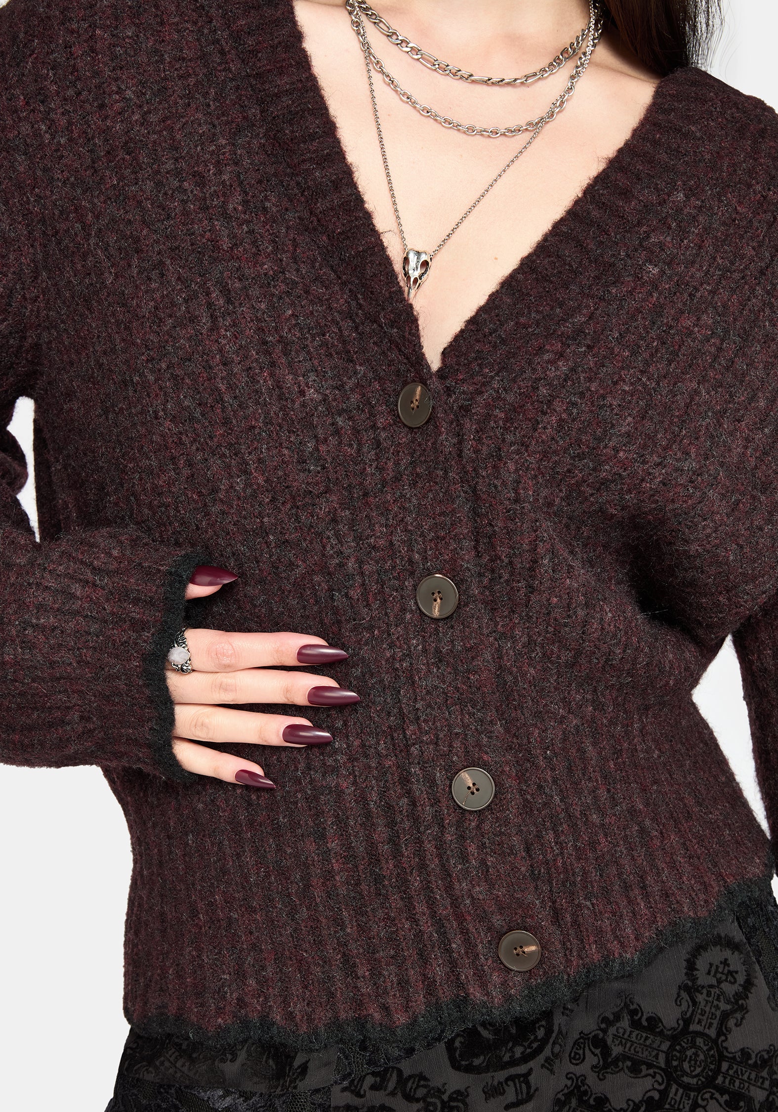 Vallie Mit Kapuze Blouson Strick Strickjacke
