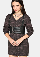 Diabolical V Neck Knit Jumper